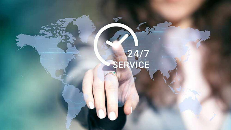 hỗ trợ khách hàng 24/7